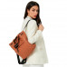Женская текстильная сумка-рюкзак 8781 BLACK